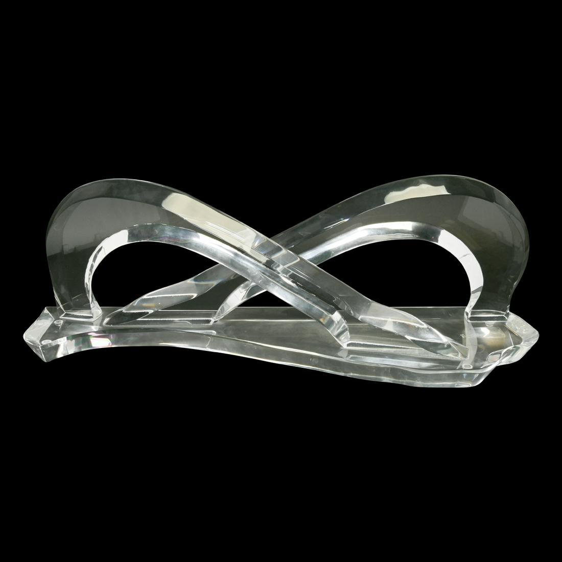 Three Eric Bauer Acrylic Sculptures. (1 of 3)