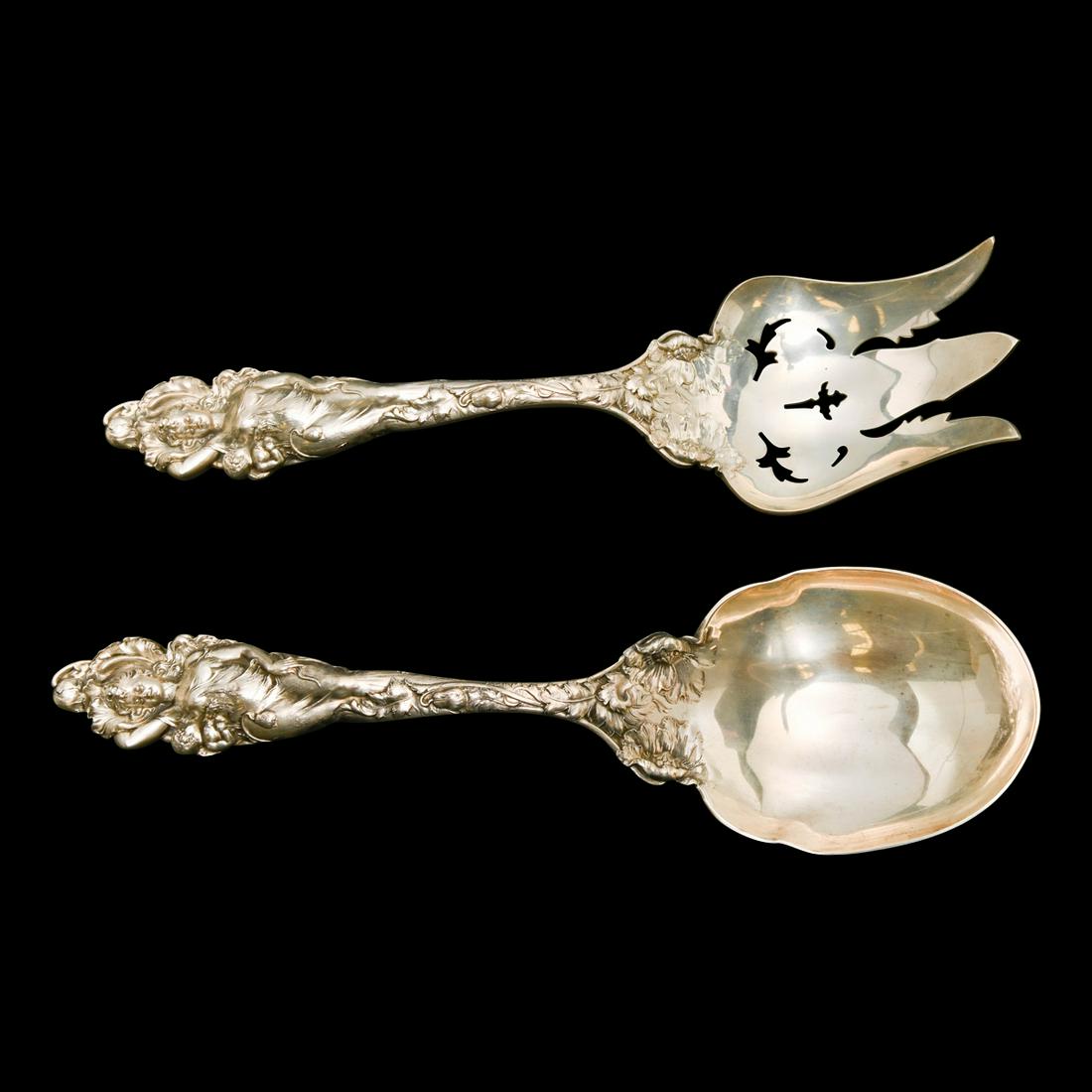 Pair of Reed and Barton 'Love Disarmed' Sterling Silver (1 of 3)