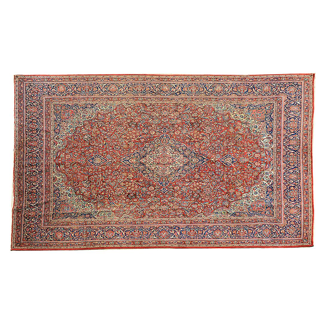 Persian Kashan Wool Carpet. (1 of 2)