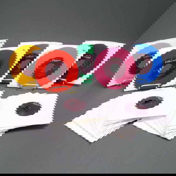 Set of 27 Beatles Colored 45's For Jukeboxes Only: Set of Twenty-seven Beatles Colored Vinyl 45's: Capitol Records "For Jukeboxes Only" colored vinyl series for Cema Special Markets. All in mint condition, unless otherwise stated. Including "Birthday/
