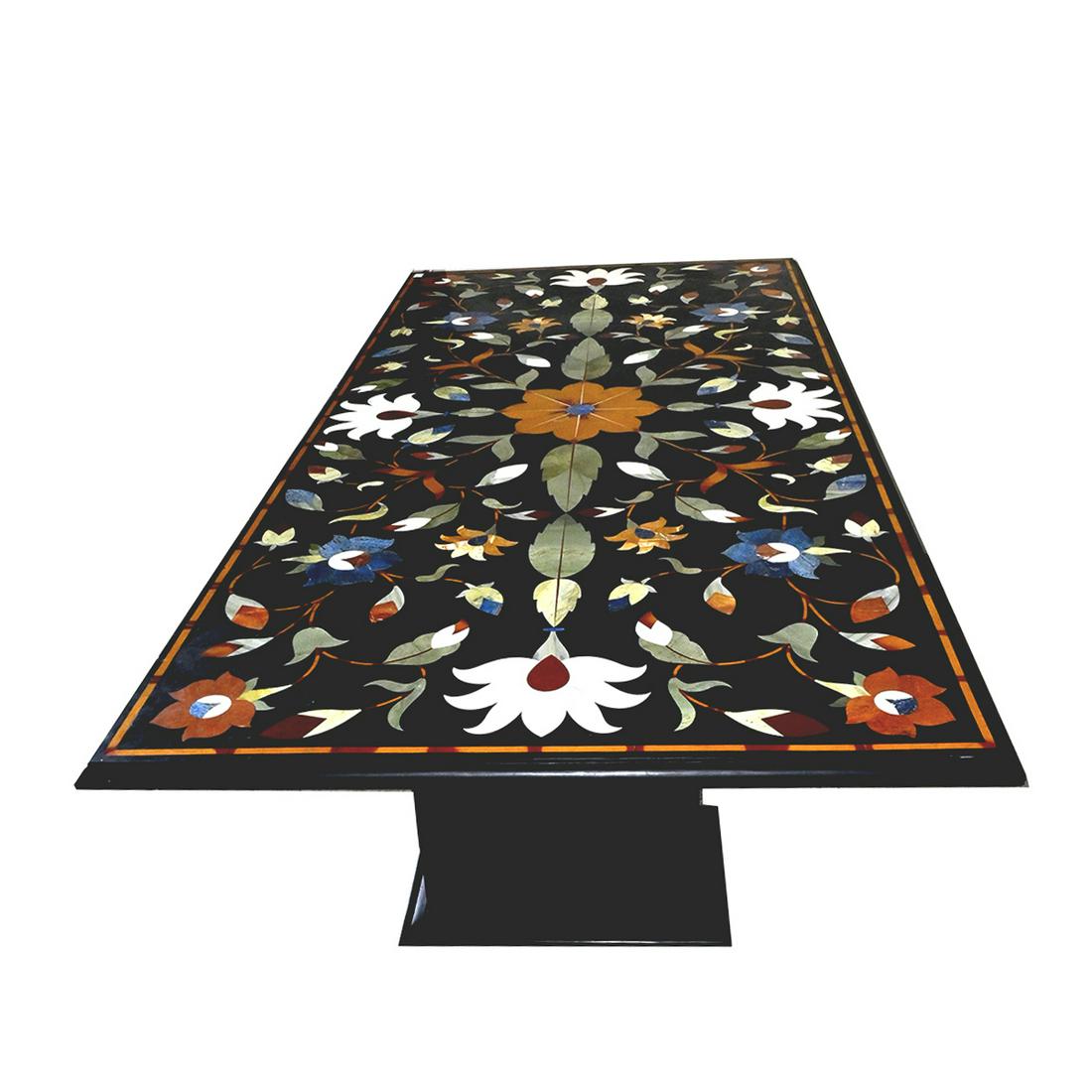 Pietra Dura Marble Top Dining Table. (1 of 6)