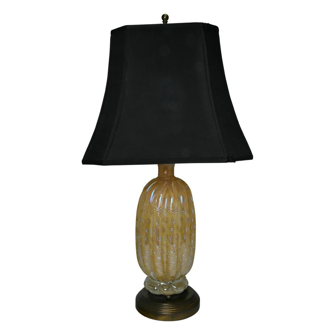 Pair of Mid Century Murano Glass Table Lamps. (1 of 4)