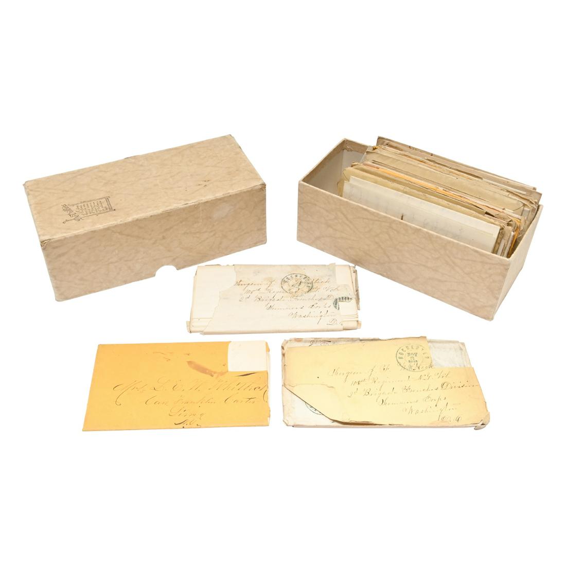 Collection of Letters, Rochester 1862-1863.: Collection of Civil War Era Letters, Rochester 1862-1863. Mostly 1862-1863; includes receipts, romantic letters, military letters, etc.; approximately 36 letters total, most with original envelopes; i