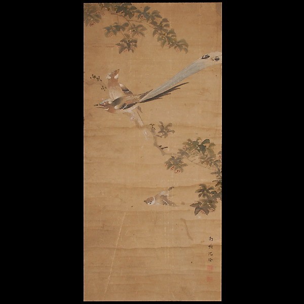 Attributed to Shen Quan (1682 - After 1762): Attributed to Shen Quan (1682 - After 1762), hanging scroll, ink and color on paper, the lower right bearing a signature reading 'Nanpin Shen Quan', two seals reading 'Nianpin shen Quan' and 'Heng zha