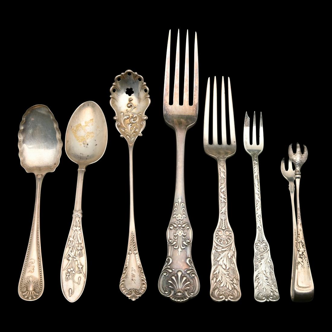 Gorham St. Cloud Sterling Flatware with Additional. (1 of 3)