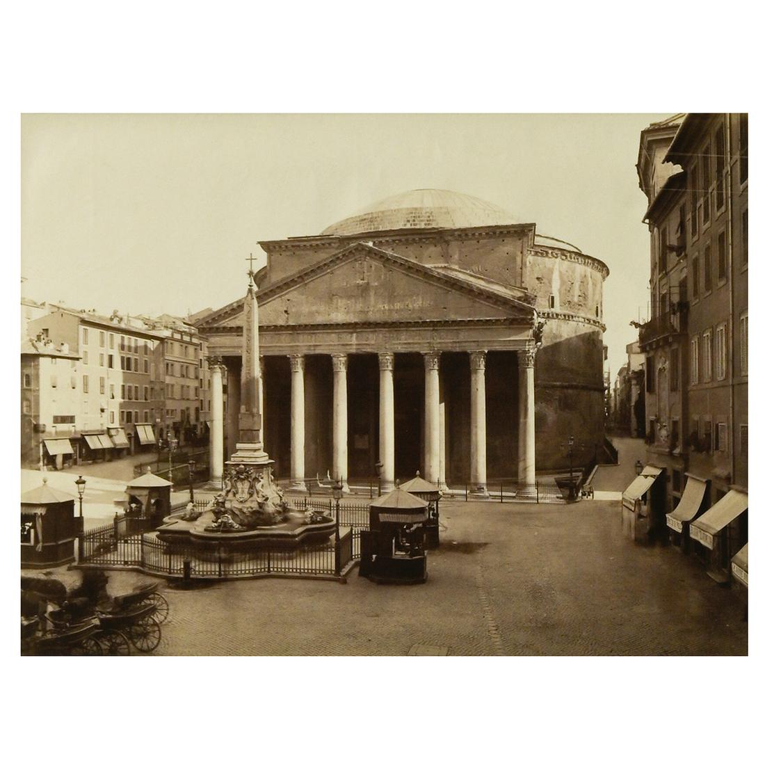 James Anderson, View of the Pantheon, albumen print (1 of 3)