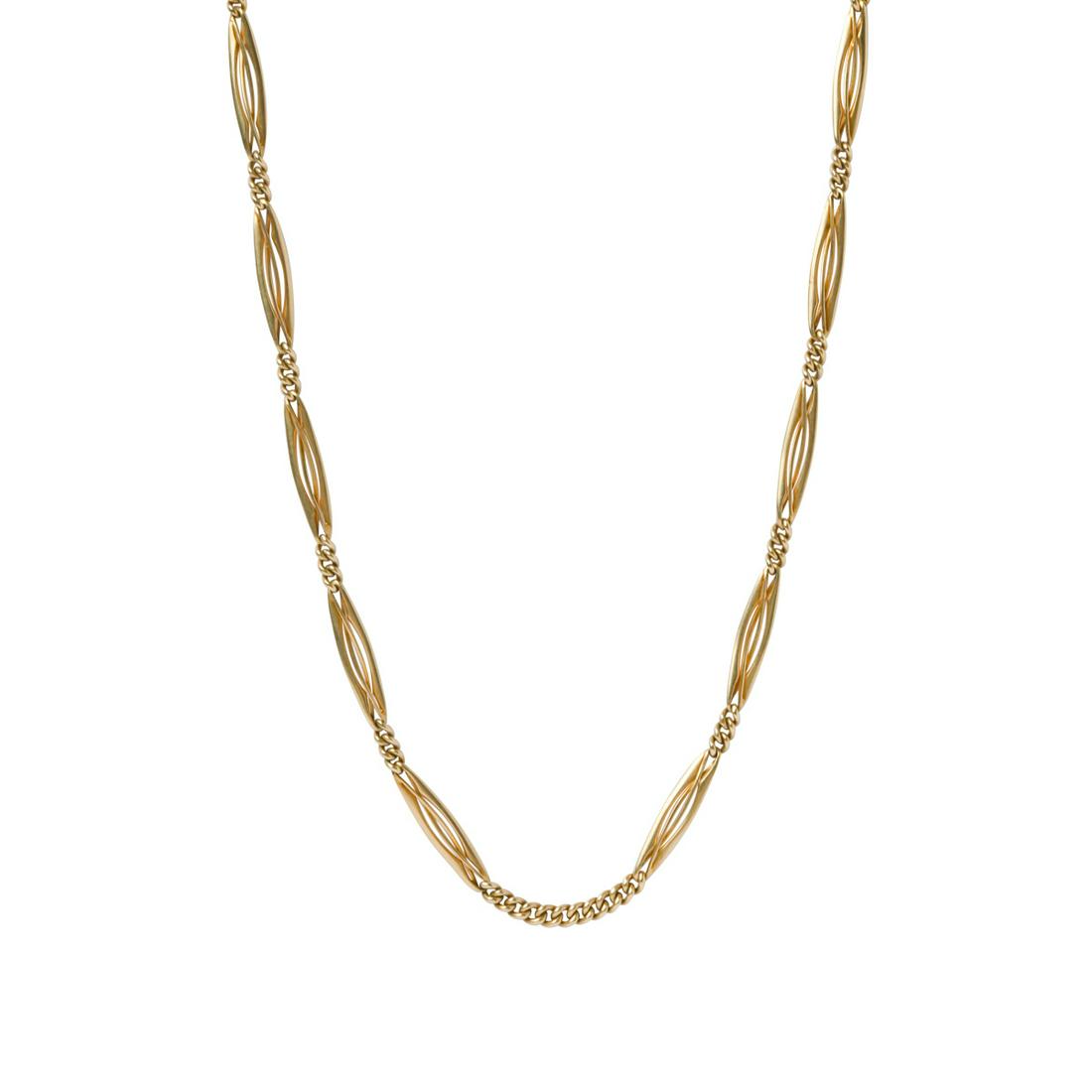 Victorian 12k Yellow Gold Watch Chain. (1 of 3)