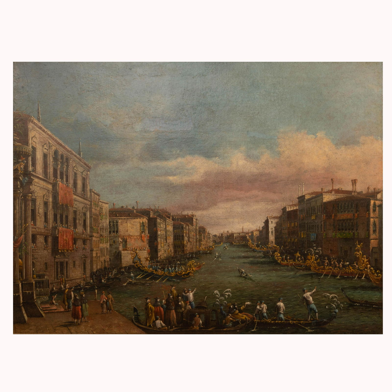 Follower of Canaletto, Venice, Oil on Canvas (1 of 5)