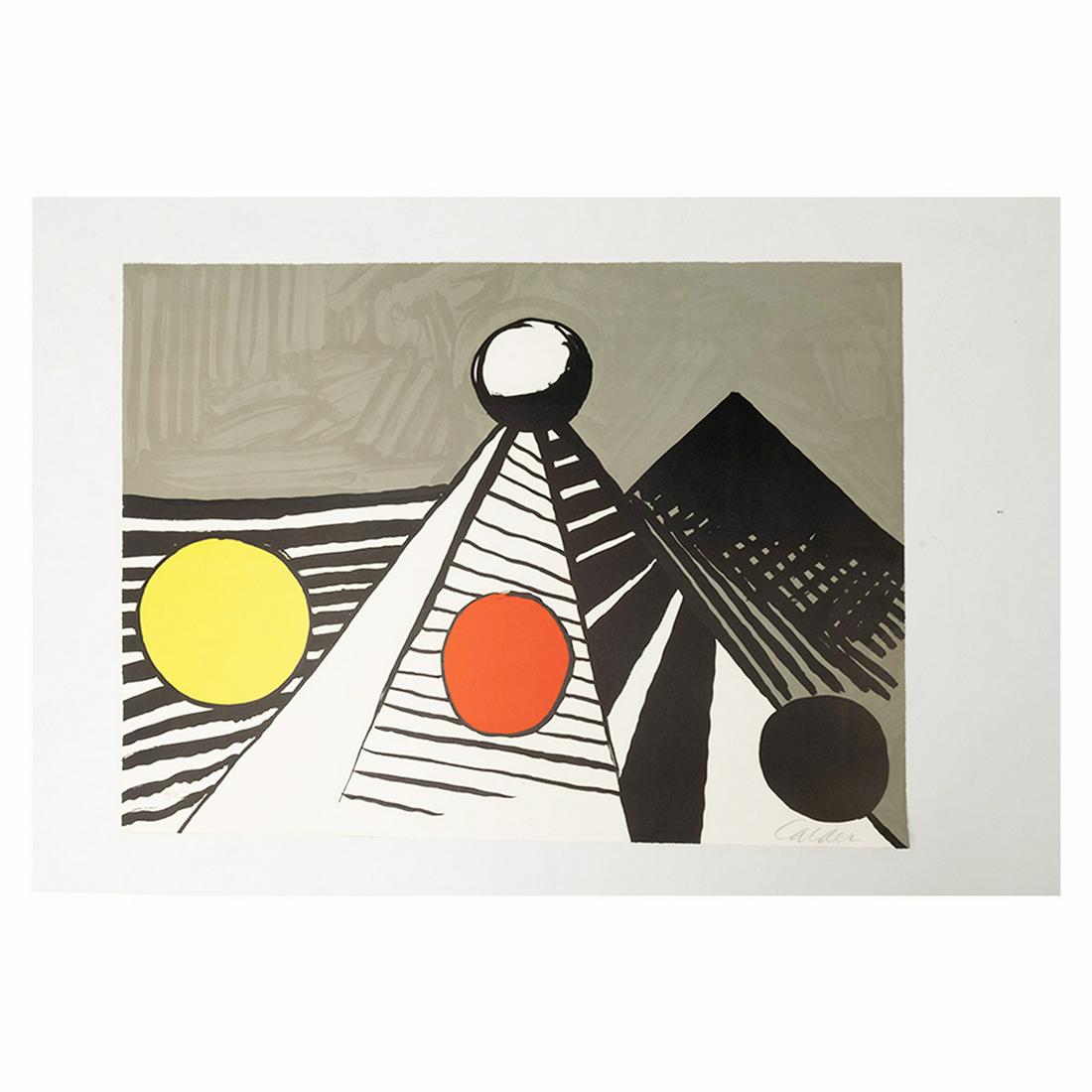 Alexander Calder, La Bateau Lavoir, 1969, lithograph (1 of 6)