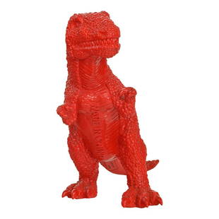 Sui Jianguo, Red Dinosaur, Loft Edition, 326/1000.: SUI JIANGU0 (Chinese, b. 1956), Dinosaur Rouge / Made in China, 2002, resin, polyester paint, overall: 20 x 40 x 17, signed at bottom foot with edition number 326/1000. Provenance: From a Private Coll