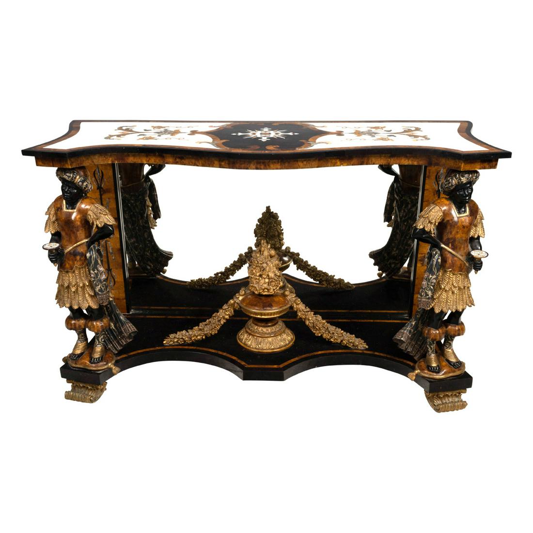 Italian Neoclassical Style Console Table. (1 of 4)