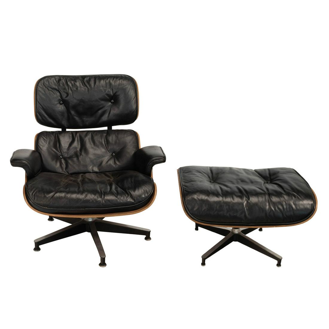 Eames for Herman Miller Chair 670 with 671 Ottoman. (1 of 3)