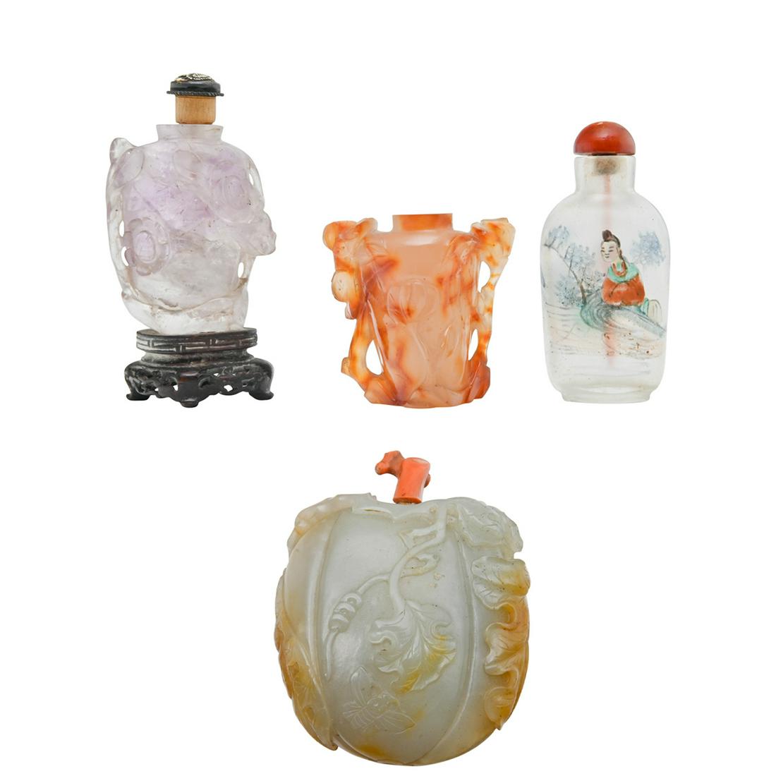 Group of Four Chinese Snuff Bottles (1 of 4)