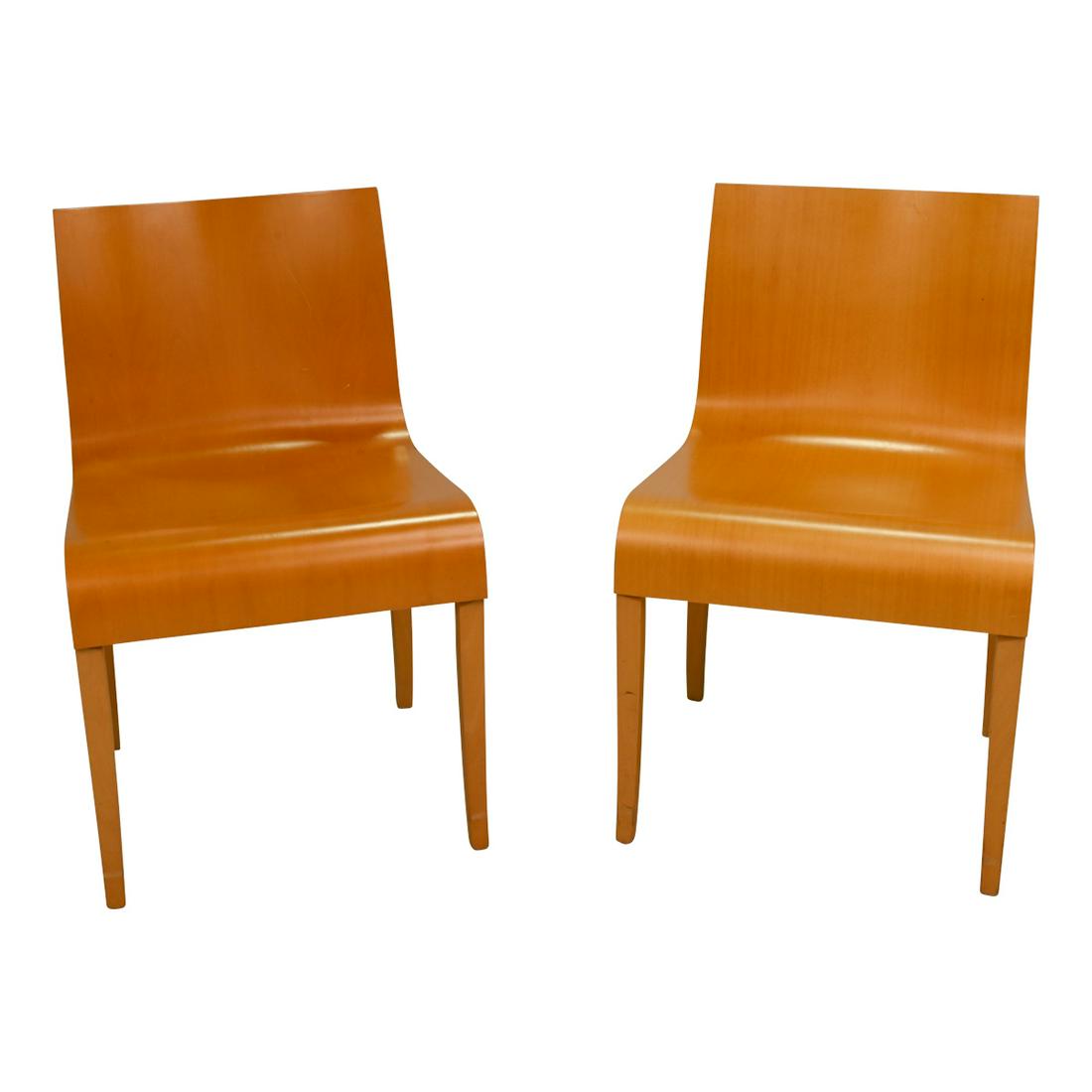 Four Contemporary Italian Bentwood Side Chairs. (1 of 3)