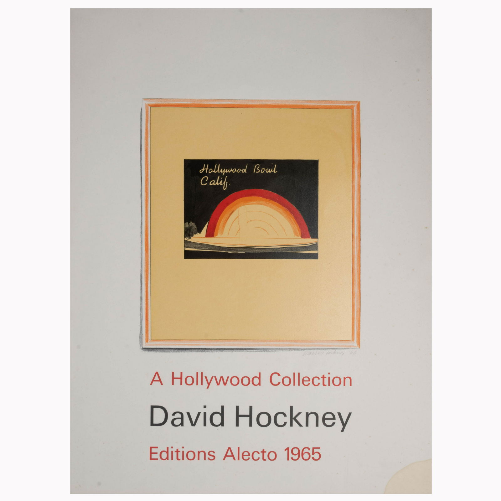 David Hockney, A Hollywood Collection, Lithograph (1 of 3)