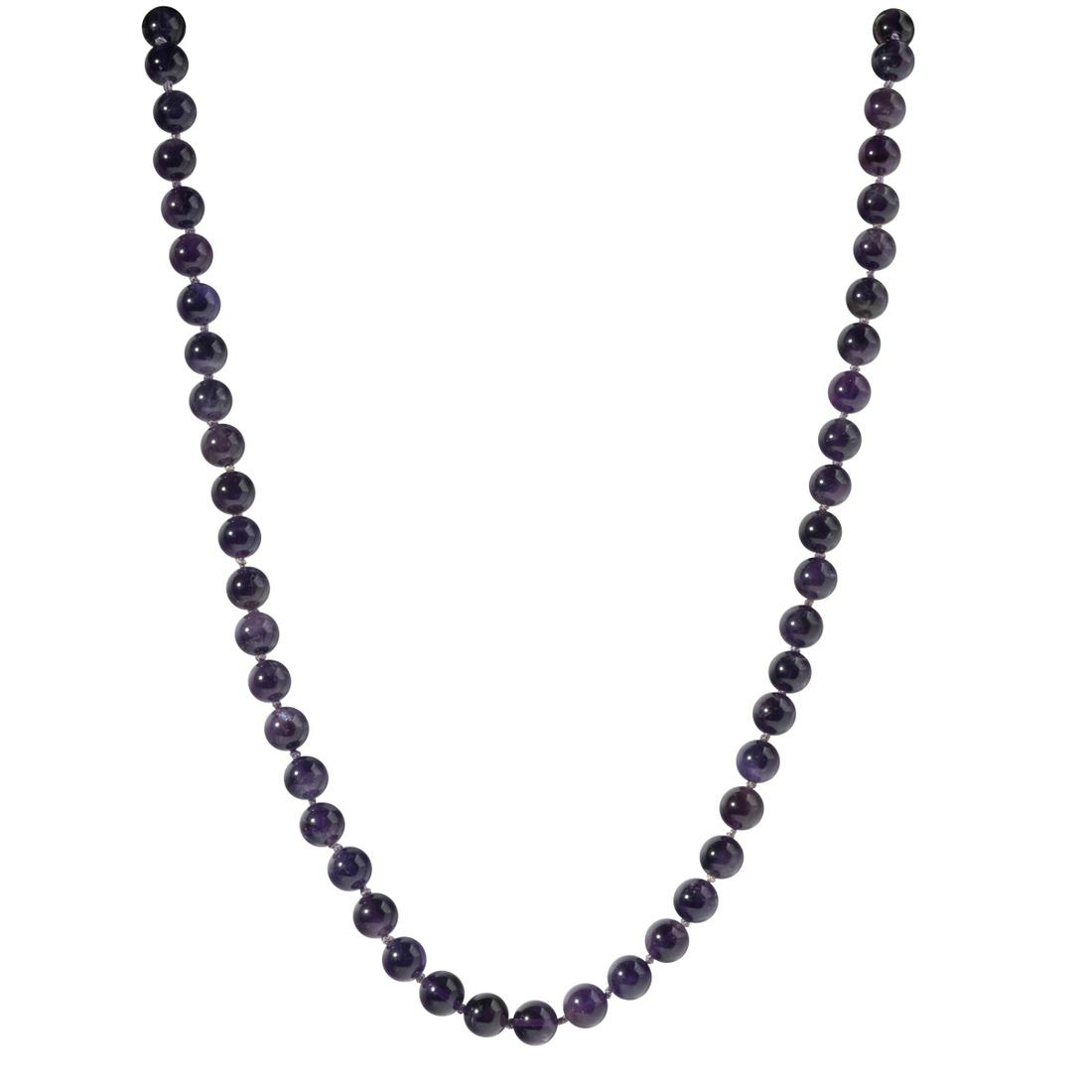Amethyst Bead, Jade, 14k Yellow Gold Necklace. (1 of 4)