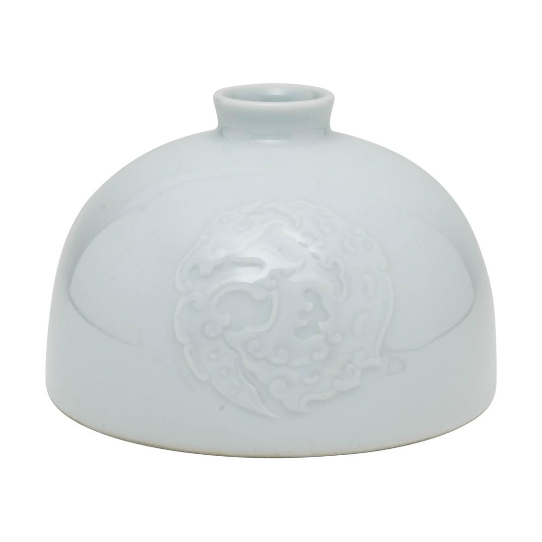 A White-Glaze Beehive Water Pot Taibai Zun (1 of 4)