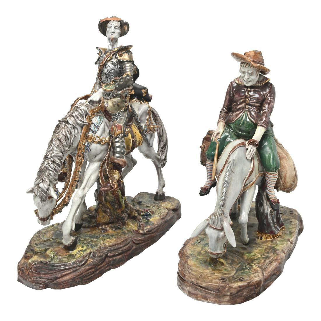 Eugenio Pattarino Don Quixote and Sancho Panza Figures (1 of 3)
