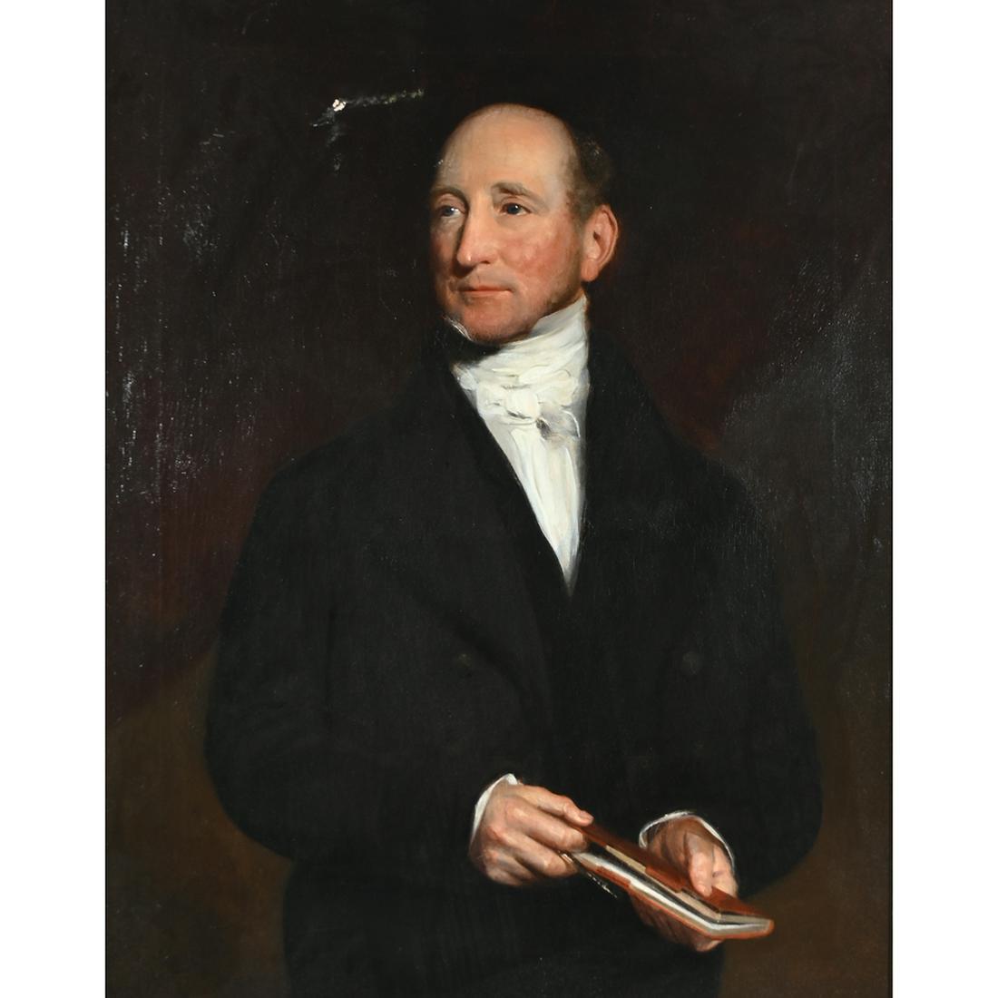 American School, Portrait of a Gentleman, Oil on Canvas (1 of 3)