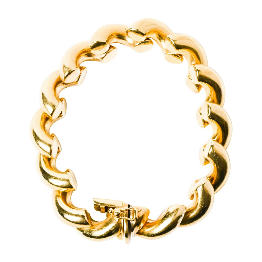 14k Yellow Gold Bracelet. (1 of 4)