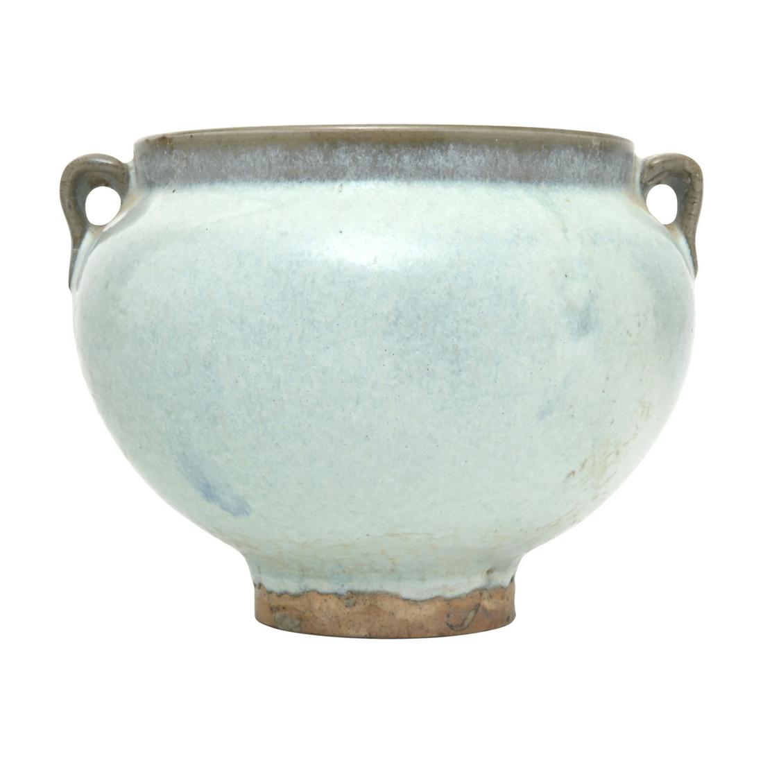 Chinese Jun Lavender-Blue Glazed Jar (1 of 3)