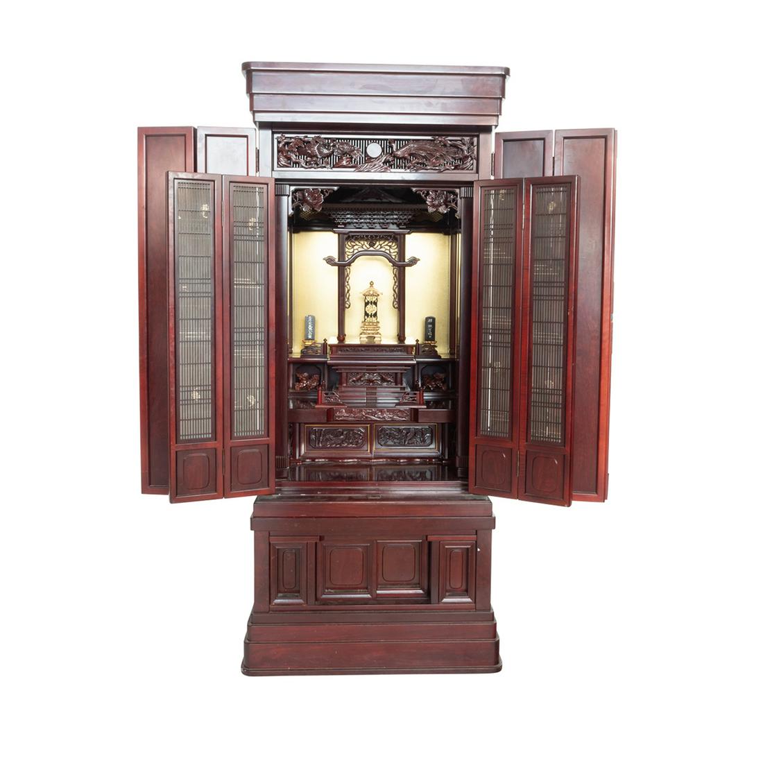 Japanese Butsudan Cabinet on Stand (1 of 4)