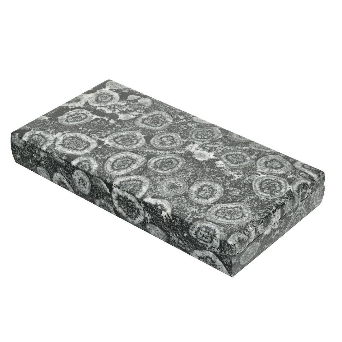 Modern Banded Agate Box with Gold Plate Hinge (1 of 3)