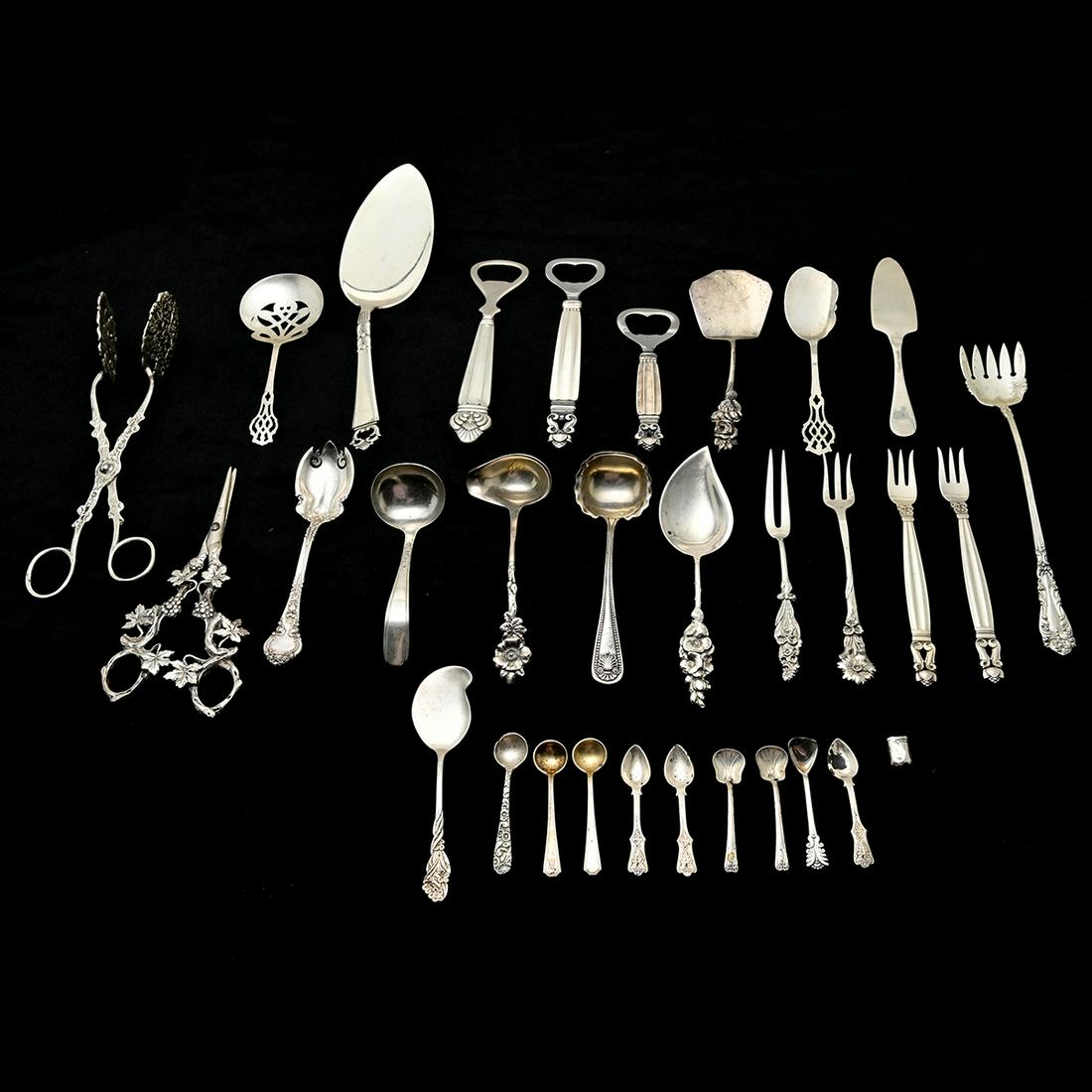 Sterling Flatware and Serving Pieces Incl. Georg Jensen (1 of 3)