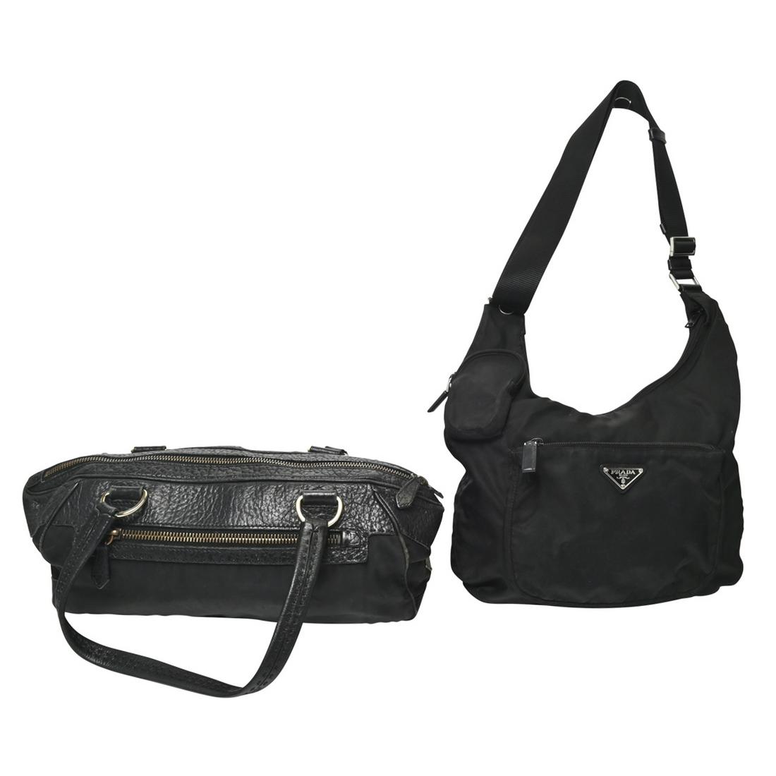 Two Black Prada Bags, BT0519 and BR2037 (1 of 4)