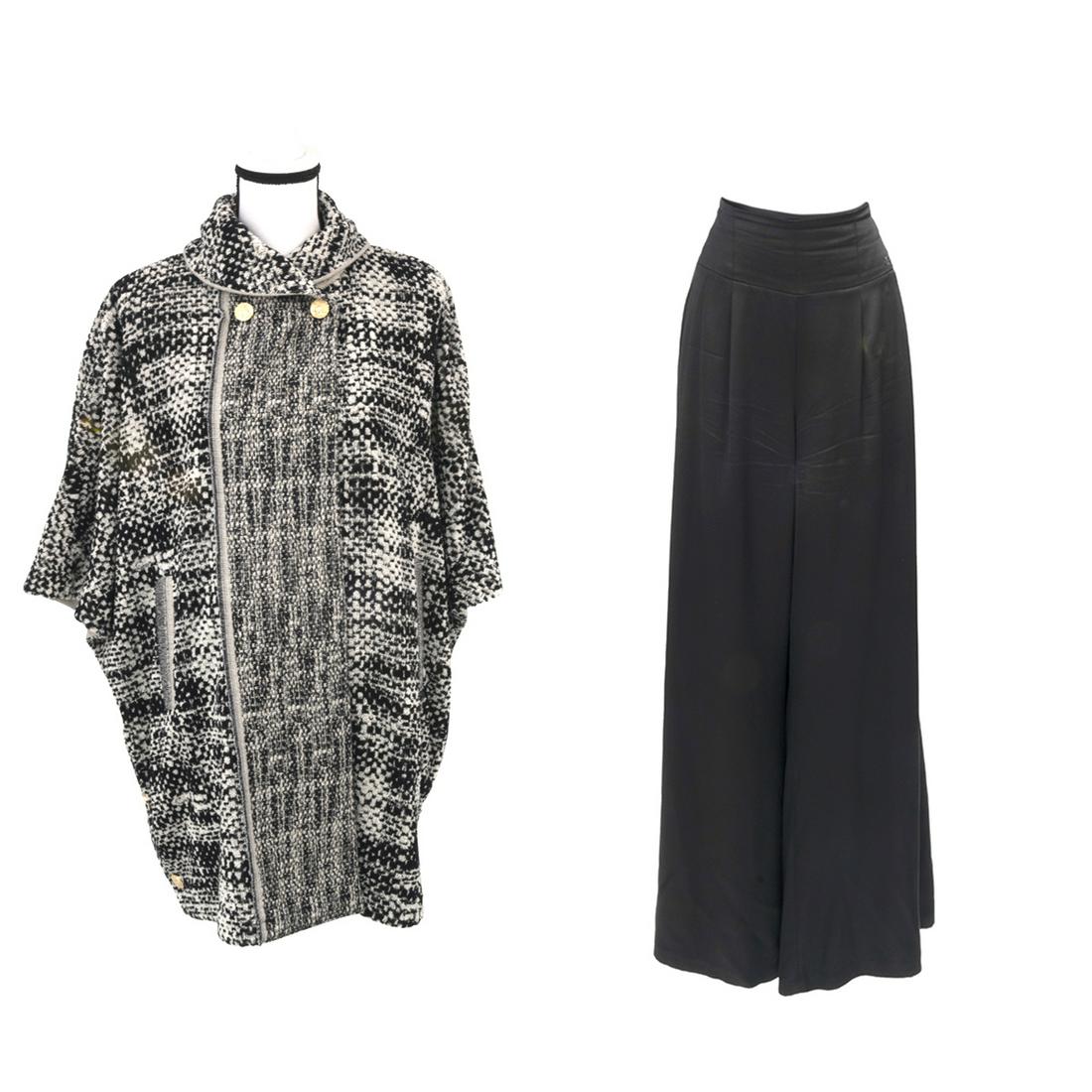 Two Chanel Garments: Cape Coat and Palazzo Pants (1 of 5)