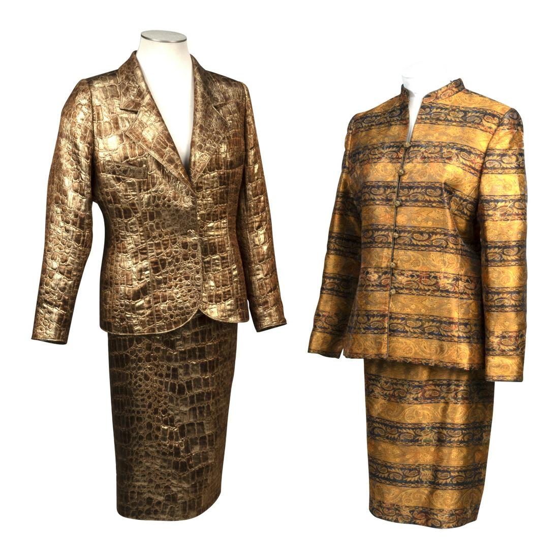 Emanuel Ungaro and Mary McFadden Evening  Ensembles (1 of 4)