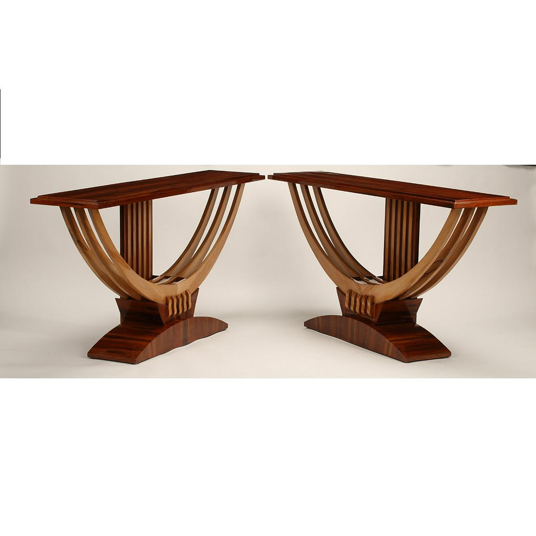 Pair of Art Deco Style Consoles (1 of 5)