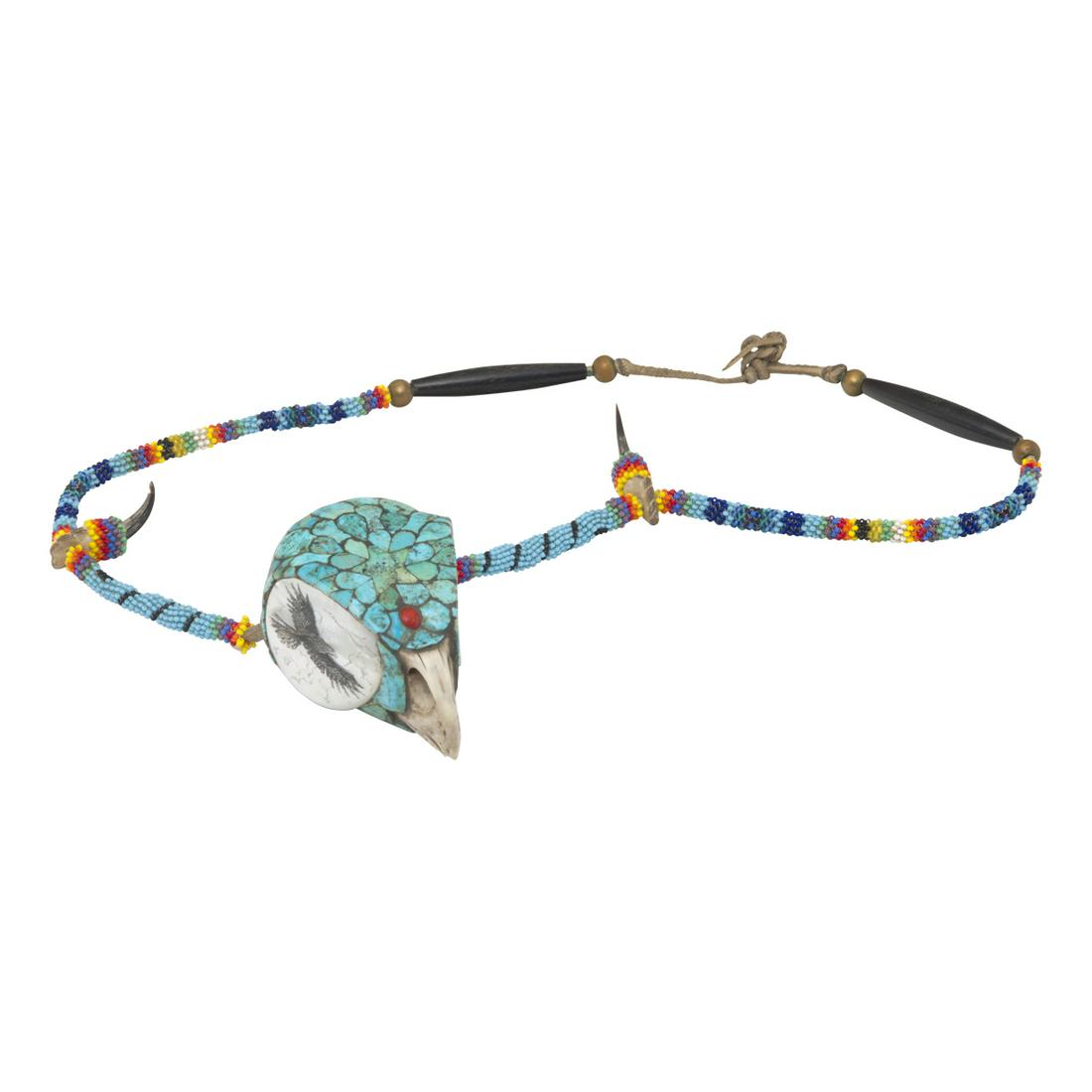 Navajo Hawk Skull Fetish (1 of 3)