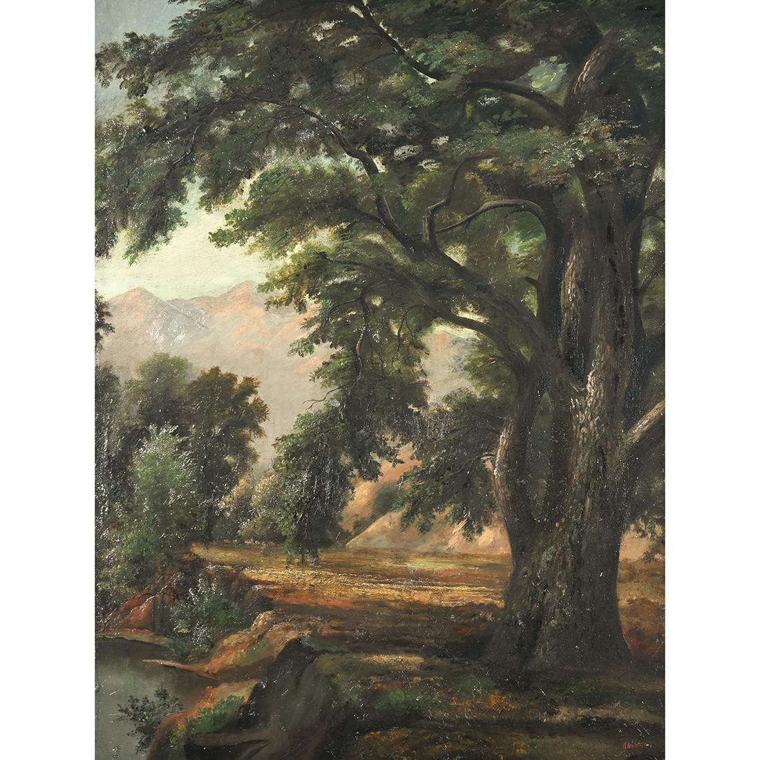 Josephine Jasper, California Hiking Path, oil on canvas (1 of 3)