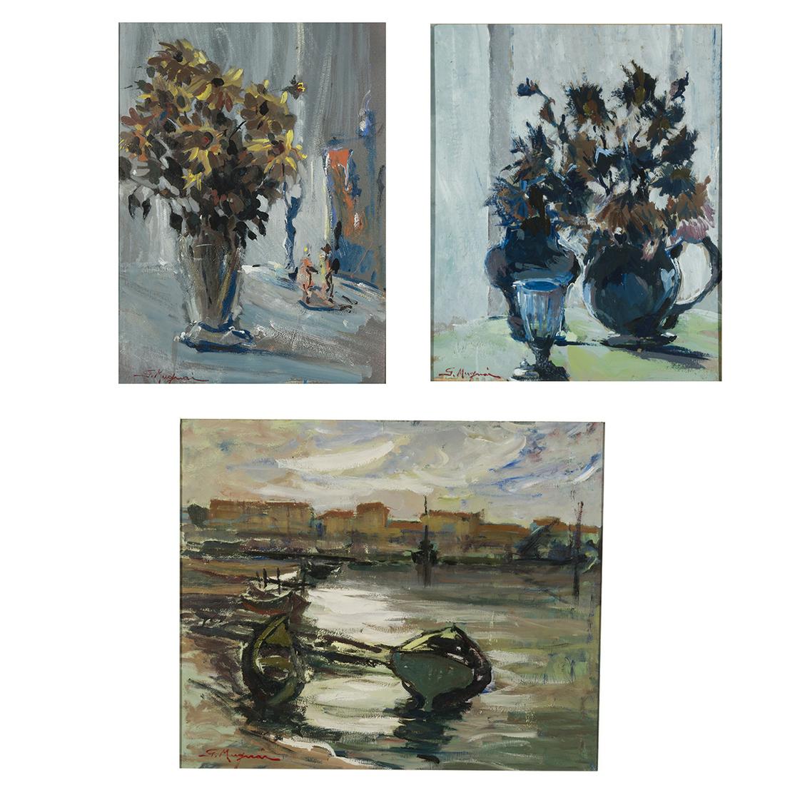 Giulio Mugnai, Lot of Three Oils (1 of 5)