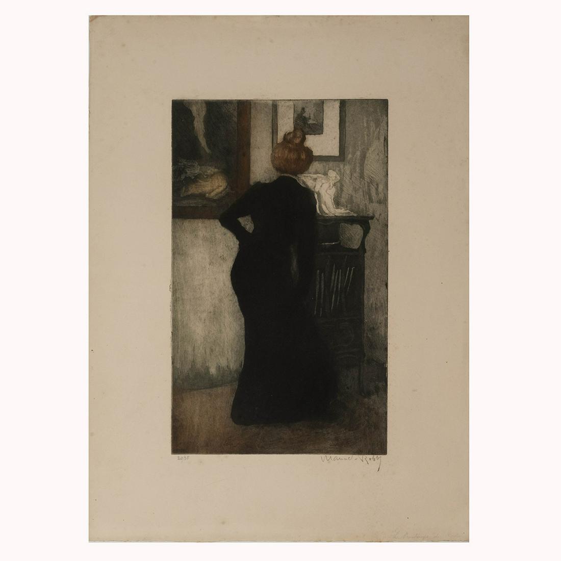 Manuel Robbe, Group of 3 Etchings and Aquatint (1 of 12)