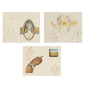 Salvador Dali, Three Etchings and Portfolio (1 of 5)
