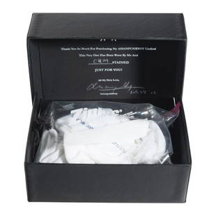 Terence Koh, Asianpunkboy Undies: TERENCE KOH (Canadian/Chinese, b. 1977), "ASIANPUNKBOY UNDIES," 2008, black box with used Fruit of the Loom underwear in plastic bag used and worn by Terence Koh AKA ASIANPUNKBOY, overall (box): 2.5 x