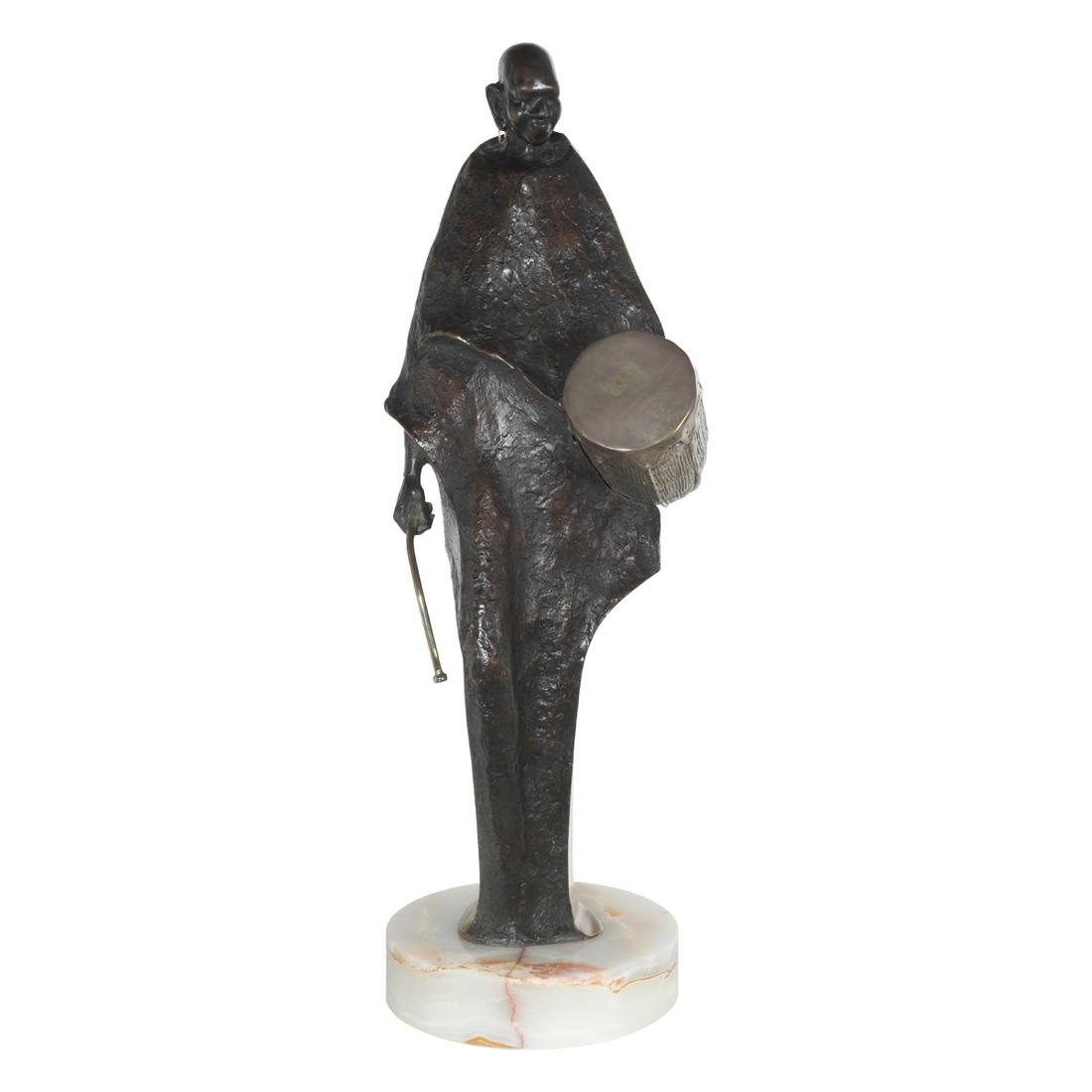 Ed Dwight, African Drummer, bronze sculpture (1 of 3)