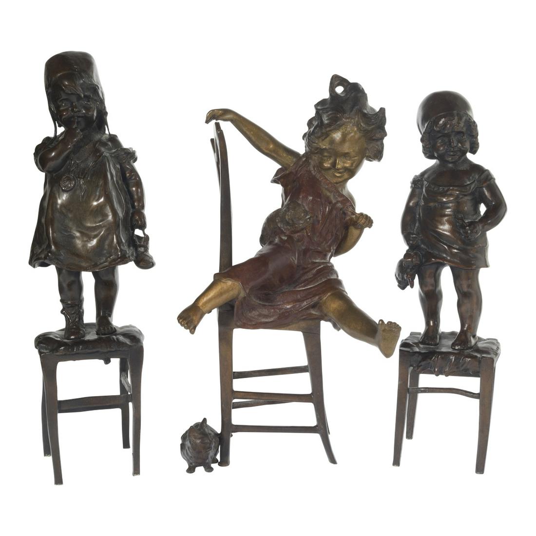 Juan Clara Ayats, Three Bronze Sculptures (1 of 3)