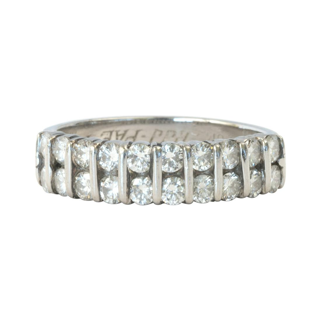 Tiffany & Co. Diamond, Platinum Ring. (1 of 3)
