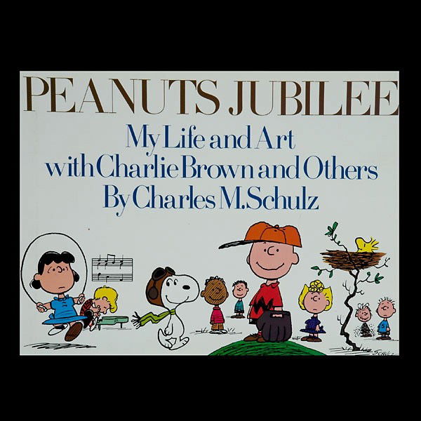 Peanuts Jubilee By Charles Schulz. 1st Ed. Signed: Charles Schulz (American, 1922-2000). PEANUTS JUBILEE, My life and Art with Charlie Brown and Others By Charles Schulz. 1st Edition. Signed