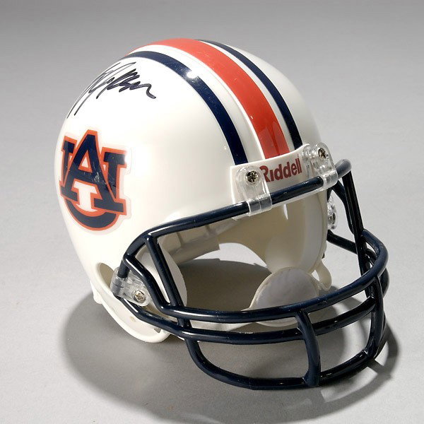 Auburn Mini Helmet Signed by Bo Jackson: Auburn Mini Helmet Signed by Bo Jackson, COA from Coach's Corner