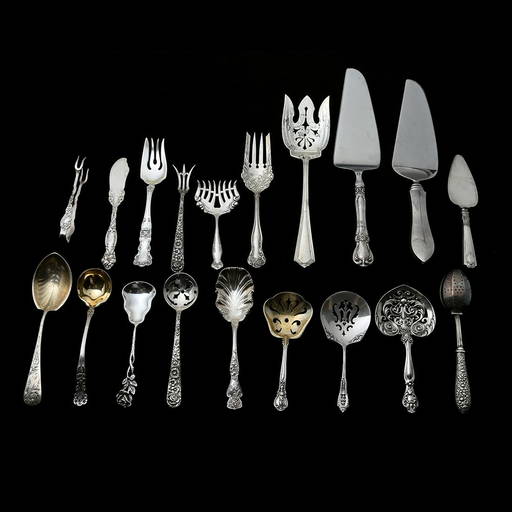 Collection of Sterling Flatware Including Gorham (3008) on Mar 18