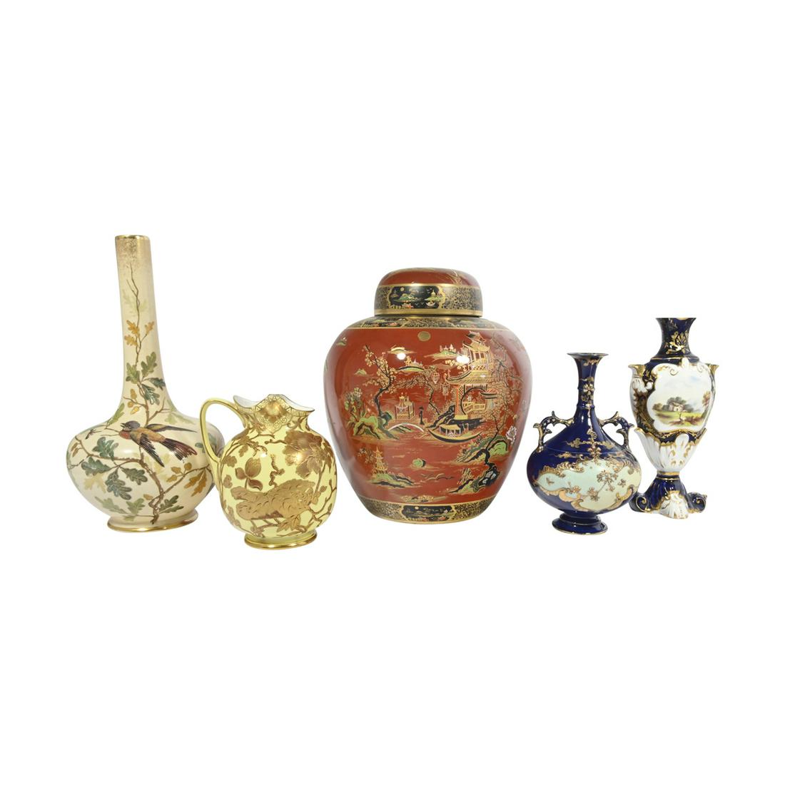 English and Continental Ceramic Vases (1 of 3)