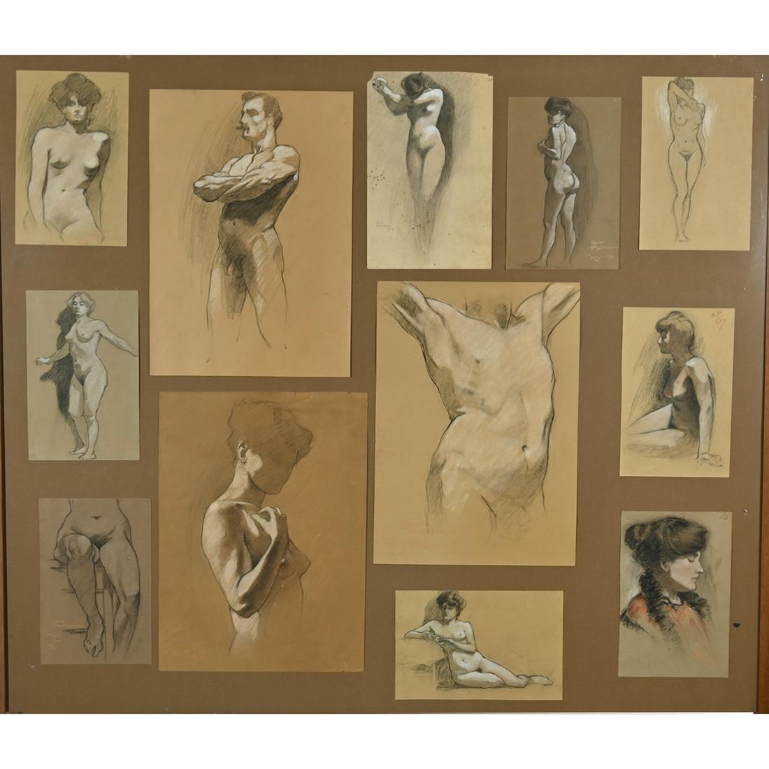 Haig Patigian, Twelve Figure Studies, 1906-1907 (1 of 4)
