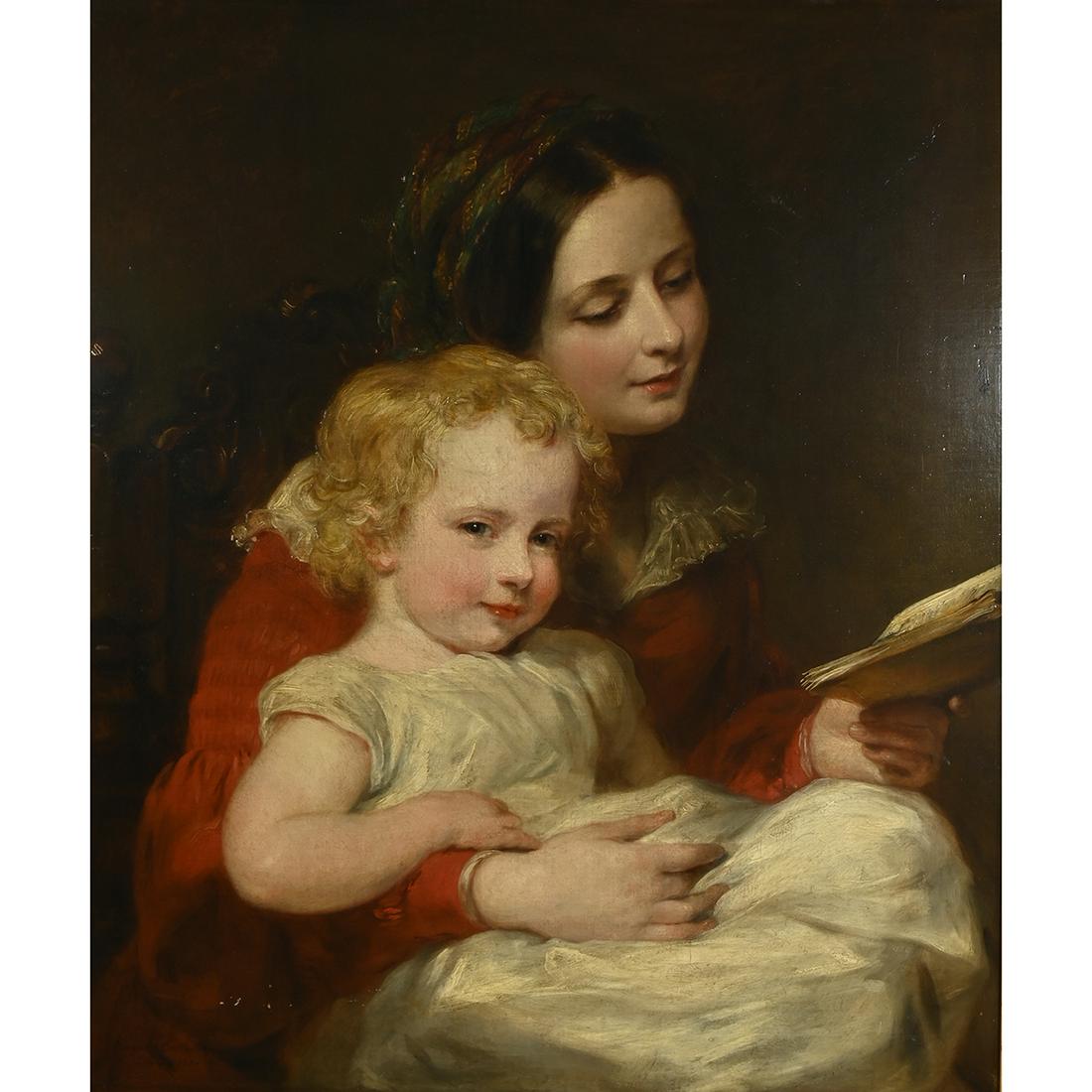 Margaret Sarah Carpenter, Portrait of Woman and Child (1 of 4)