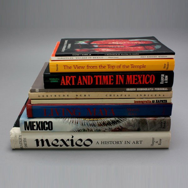 9 books on modern mexico and guatemala cultures: Nine books on the indigenous cultures of modern Mexico and Guatemala including: Pearce, The View from the Top of the Temple; Duby, Chiapas Indigena; Solier Provenance: the estates of Douglas Hague and