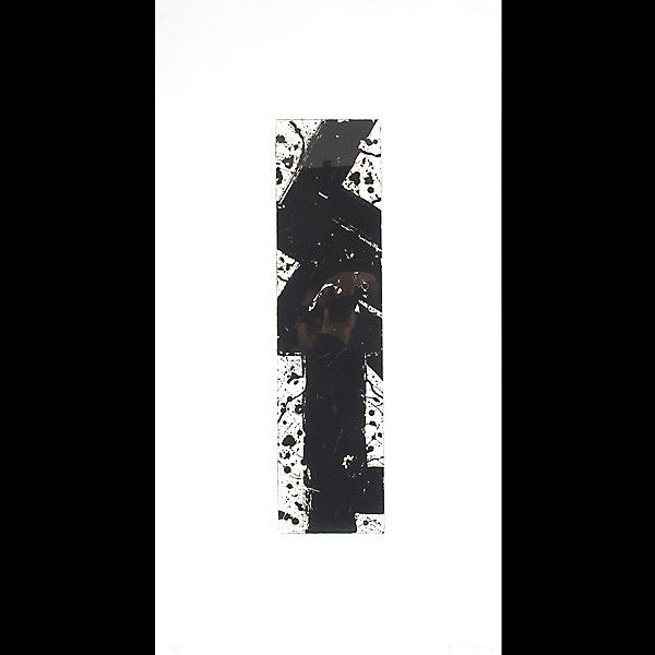 Sam Francis. "Totem" Aquatint: SAM FRANCIS (American, 1923-2000) "Totem " (L. I13) Aquatint on Fabriano Rosaspina. 1981. Signed lower right. Numbered 19/29, as published by Gemini G.E.L., Los Angeles, with their blindstamps and ink