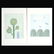 741: Keiko Minami. 2 Woodblock prints